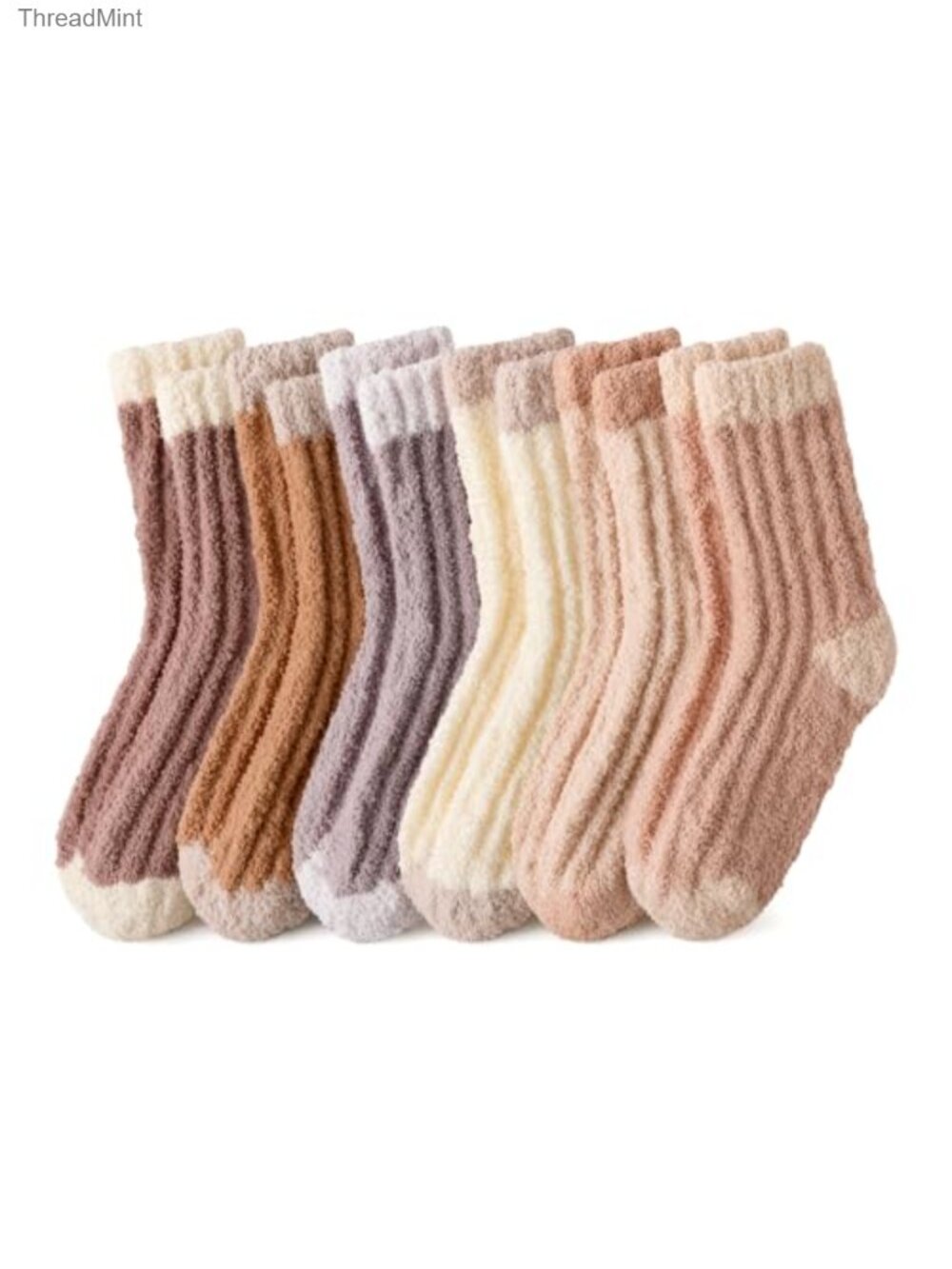 Fuzzy Slipper Socks Soft Plush Cozy Warm Sleeping Home Socks